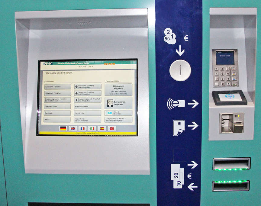 High-contrast display, modern functions