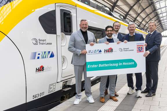 Test des ersten Batteriezugs Hessens läuft