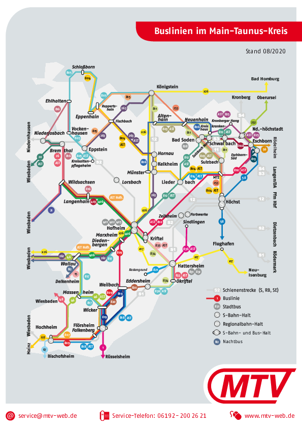 Liniennetzplan Bus