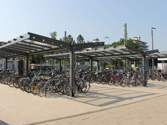 Fahrradstellplätze am Bahnhof Oberursel