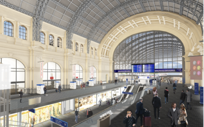 Visualisierung: Frankfurter Hauptbahnhof Innenansicht nach dem Umbau