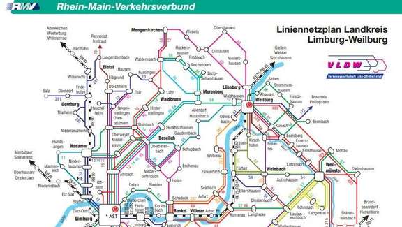 Liniennetzpläne Limburg-Weilburg
