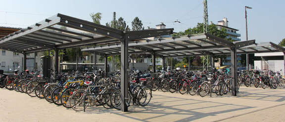 Fahrradstellplätze am Bahnhof Oberursel