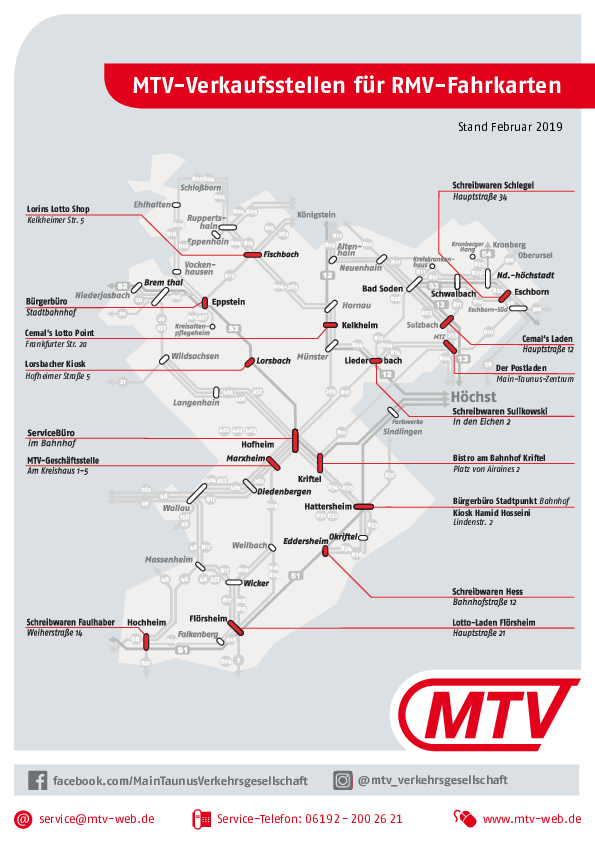 MTV Verkaufsstellen 2019