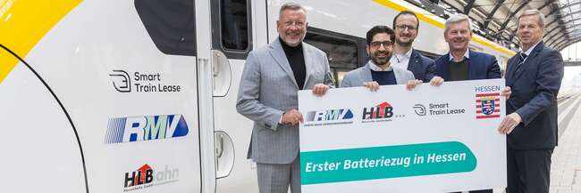 Test des ersten Batteriezugs Hessens läuft