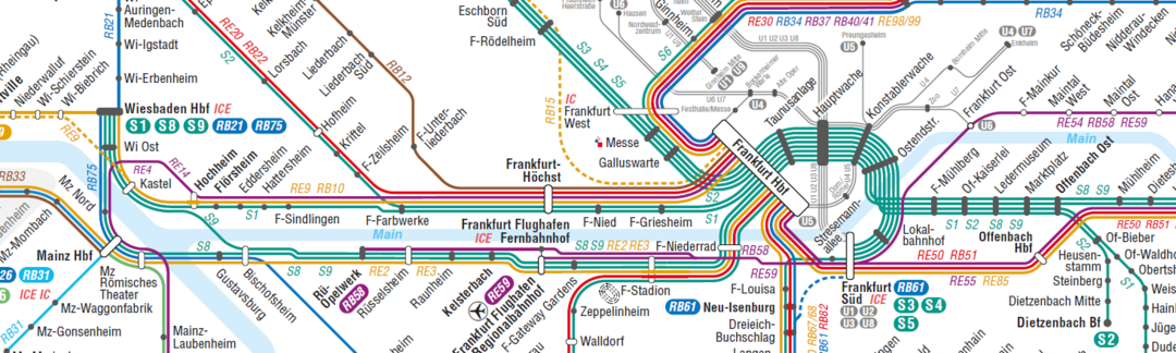Netzpläne helfen bei der Orientierung