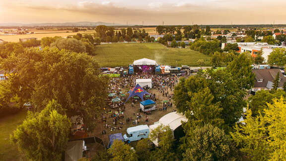 Trebur Open Air Luftbild