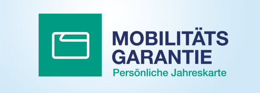 Mobilitätsgarantie Persönliche Jahreskarte