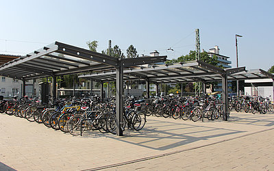 Fahrradstellplätze am Bahnhof Oberursel