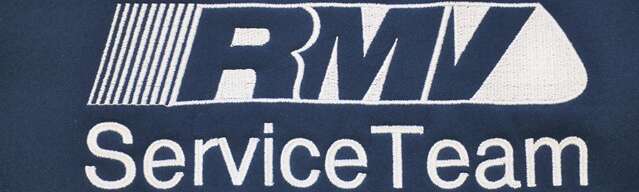 White Label RMV ServiceTeam knitted on blue tissue