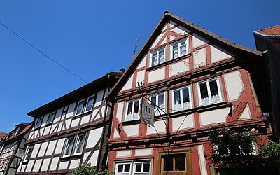 Vergrößerte Ansicht: Fachwerkhäuser Fassade oben