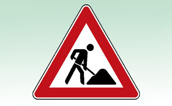 Piktogramm Baustelle