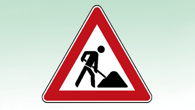 Piktogramm Baustelle