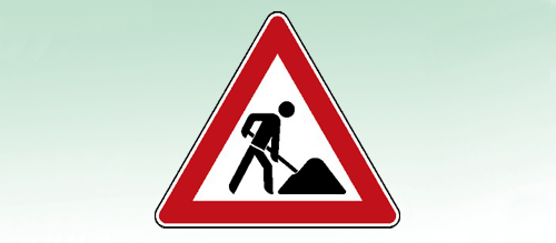Piktogramm Baustelle