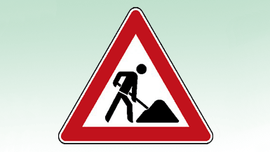 Piktogramm Baustelle