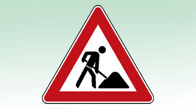 Piktogramm Baustelle