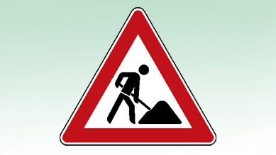 Piktogramm Baustelle