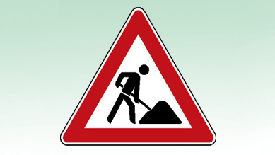 Piktogramm Baustelle