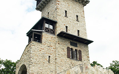 Vergrößerte Ansicht: Aussichtsplattform Herzbergturm