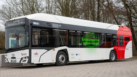 Brennstoffzellenbus.