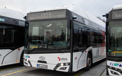 Wasserstoffbus von vorne