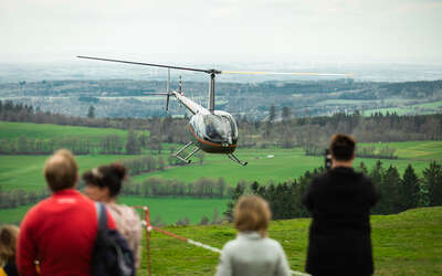 Helikopter beim Start