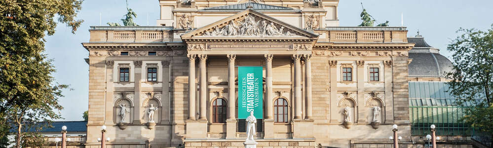 Außenansicht des Staatstheaters Wiesbaden