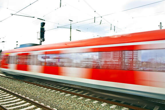 S-Bahn in Fahrt