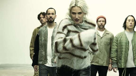 Gruppenfoto von der Band Linkin Park