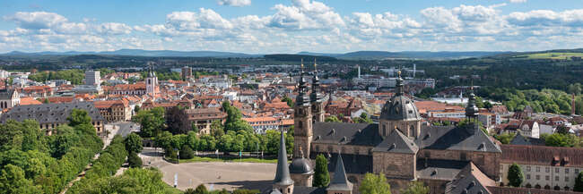 Luftaufnahme Domplatz Fulda