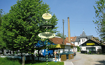 Vergrößerte Ansicht: Außenansicht der ehemaligen Lutzmühle zwischen Höchst und Mümling-Grumbach