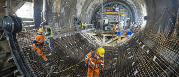 Tunnelbau abgeschlossen für U5-Verlängerung