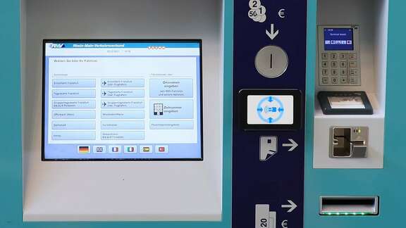 ticket vending machine