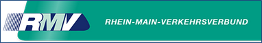 Screenshot grüne Logo-Leiste mit RMV-Schriftzug links