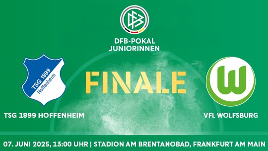 Akündigung DFB-Pokalfinale Juniorinnen