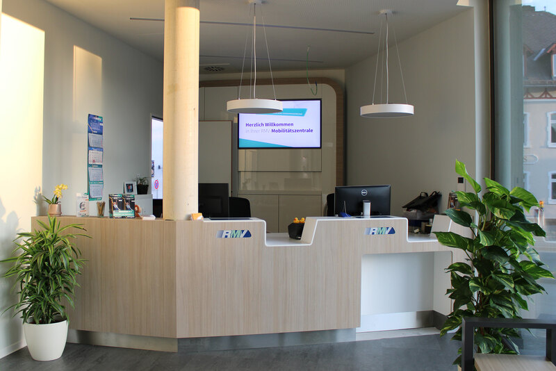 Eine RMV Vertriebsstelle