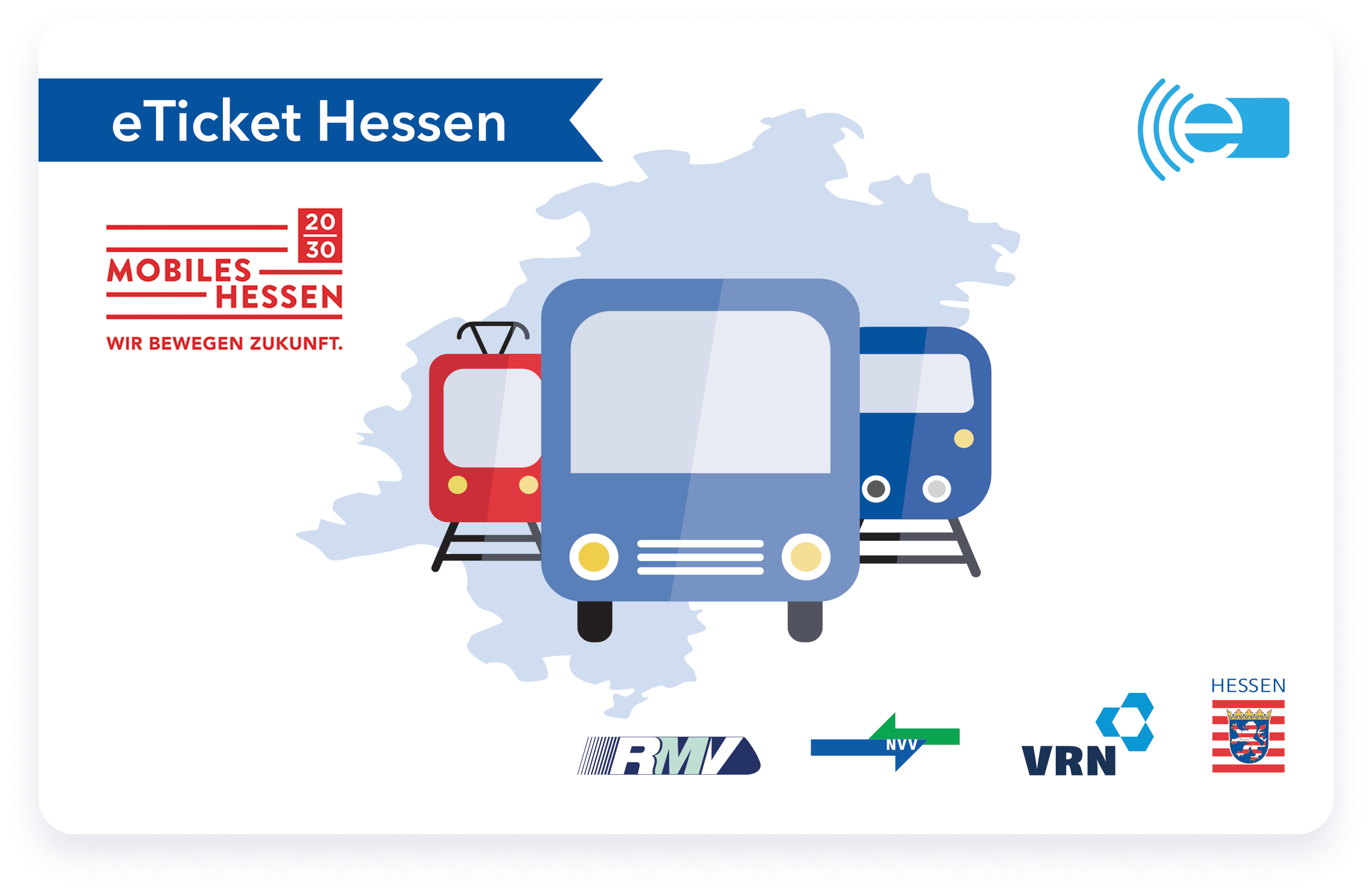 Chipkarte eTicket Hessen